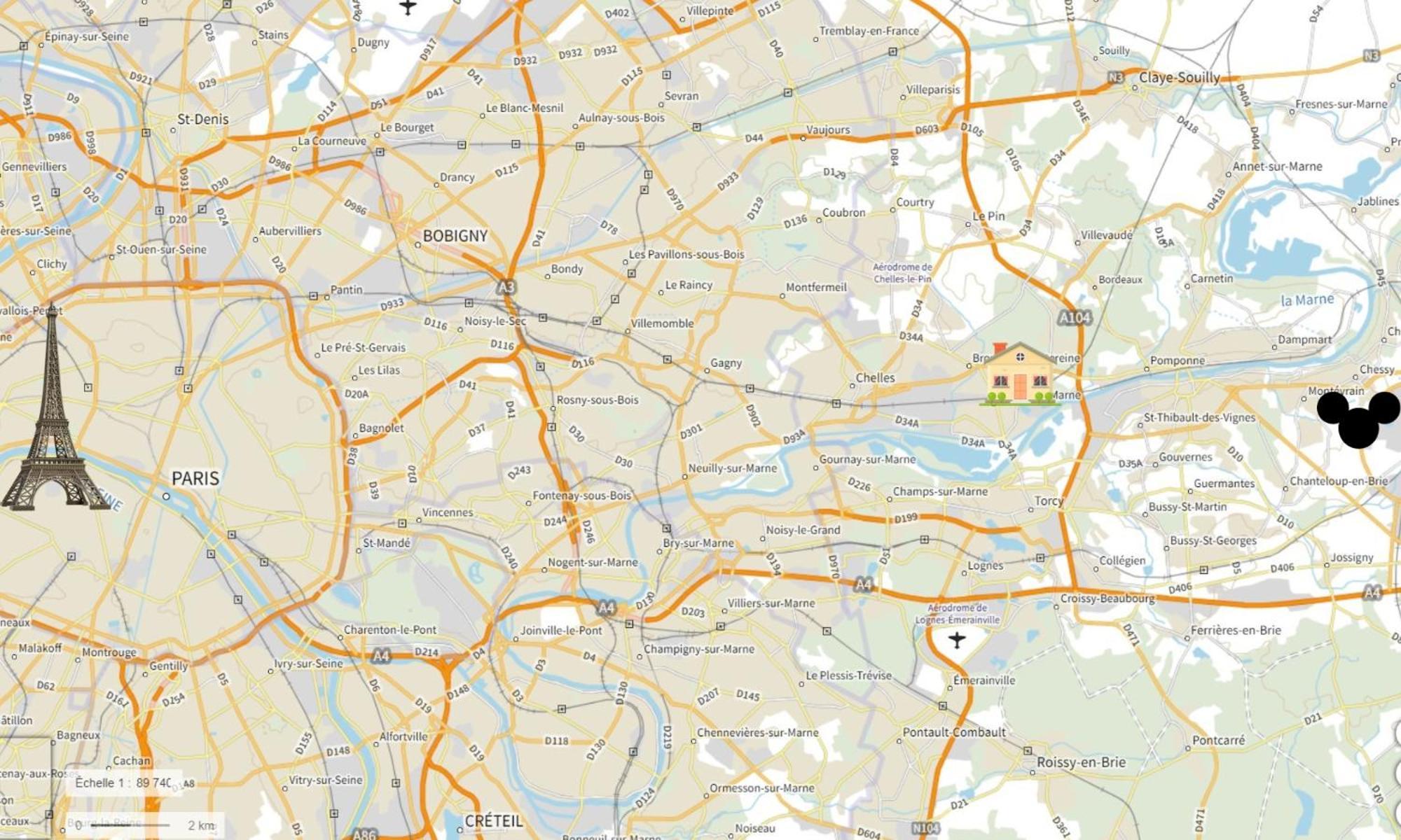 Calme Absolu, Terrasse Et Parking Entre Paris Et Disney Vaires-sur-Marne Luaran gambar